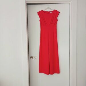 Calvin Klein Wide leg Jumpsuit in Hot PINK